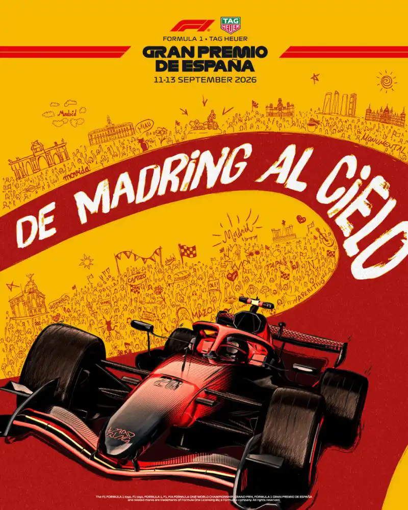 Poster oficial de la F1 Madring